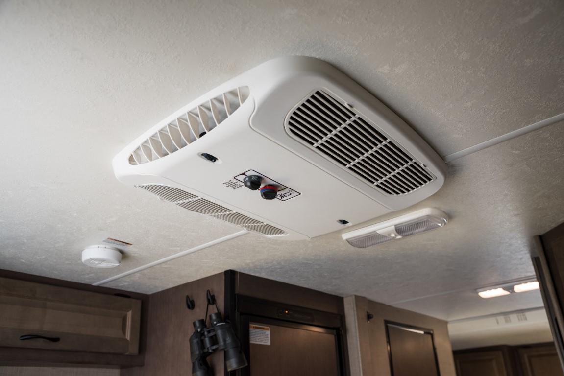 Air conditioner in Cruise America motorhomes